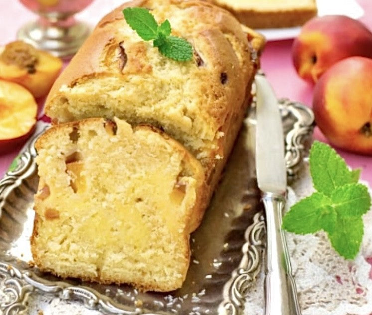 Delightful Summer Dessert  - Georgia Peach Pound Cake