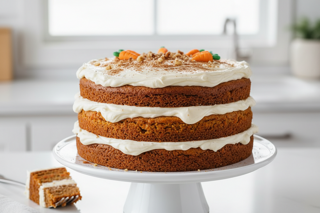 Classic Carrot Cake with Cream Cheese Frosting