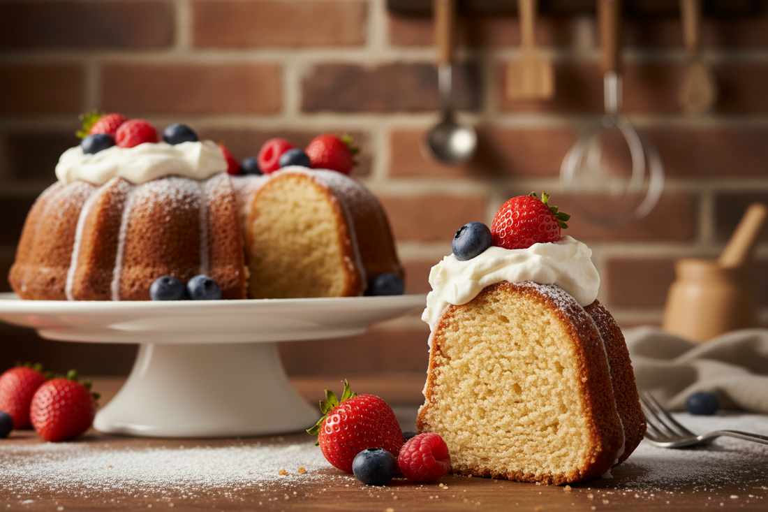 Simple Old-Fashioned Pound Cake