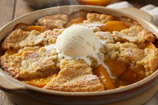The Best Peach Cobbler