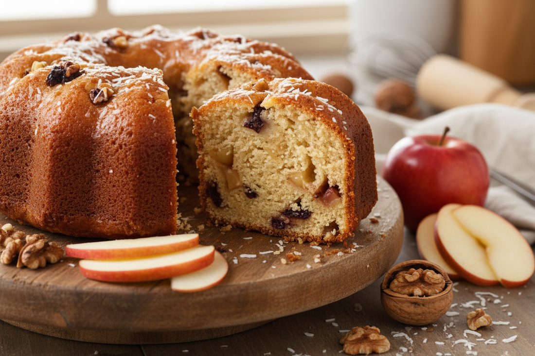 Rustic Fruit & Nut Pound Cake